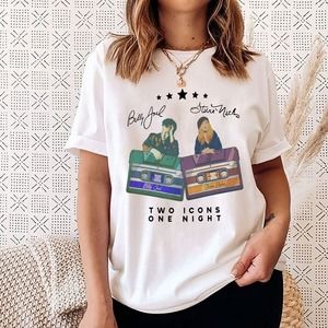Billy Joel & Stevie Nicks Tour Two Icon One Night T-Shirt Unisex